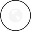 Globe icon representing global payment solutions